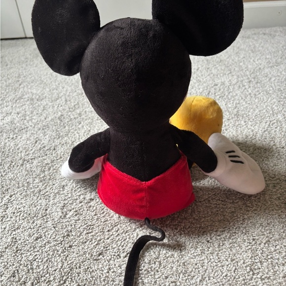 Disney Mickey Mouse Plush - Black, White, Red, Yellow - Picture 5 of 7